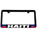 Haiti World Country Flag Car Truck Auto License Plate Frame