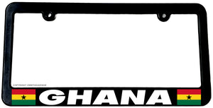 Ghana World Country Flag Car Truck Auto License Plate Frame