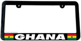 Ghana World Country Flag Car Truck Auto License Plate Frame