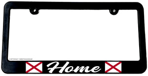 Home Alabama Flag Car Truck Auto License Plate Frame