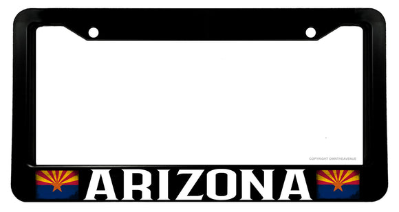 Arizona AZ Flag Vintage Style License Plate Frame - Model V01 - OwnTheAvenue