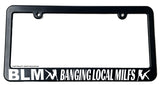 BLM Banging Local MILFS JDM Drifting Drift Racing Slim License Plate Frame - OwnTheAvenue