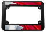 Bahrain Wavey Style World Country Flag Motorcycle License Plate Frame