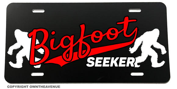 Bigfoot Seeker Sasquatch Funny Joke Car Truck License Plate Cover - OwnTheAvenue