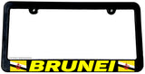 Brunei World Country Flag Car Truck Auto License Plate Frame