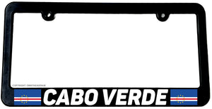 Cabo Verde World Flag Country Car Truck Auto License Plate Frame