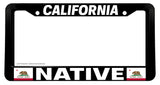 California Native Car Truck Auto License Plate Frame