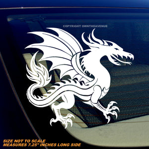 Car Bike Bumper Chinese Dragon Tattoo Style V01 JDM Vinyl Sticker Decal 7.25" - OwnTheAvenue