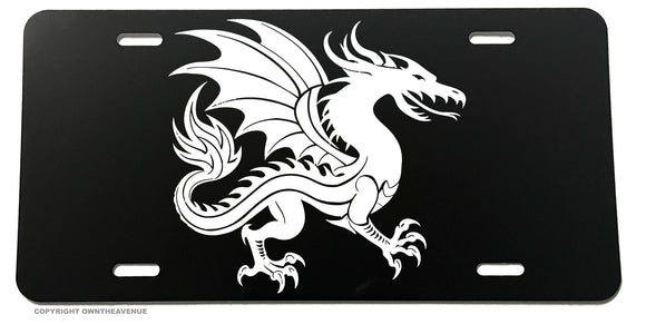 Chinese Dragon Anime Tattoo Style JDM License Plate Cover - OwnTheAvenue