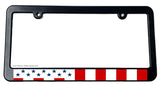 US USA Civil Peace American Flag Patriotic License Plate Frame - OwnTheAvenue