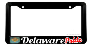 Delaware Pride Love Vintage Style Car Truck License Plate Frame - OwnTheAvenue