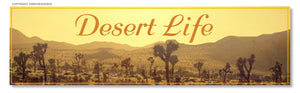 Desert Life Mountains Cactus Off Road Truck Vintage Style Vinyl Sticker Decal 7" - OwnTheAvenue