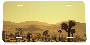 Desert Cactus Mountains Scenery Off Road Car Truck License Plate Cover - OwnTheAvenue