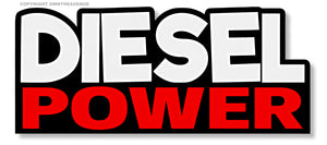 Diesel Power Turbo Blower Truck Lift Vinyl Sticker Decal 4" Digital Print - OwnTheAvenue