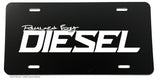 Powered By Diesel Turbo Truck Lift Mud License Plate Cover - OwnTheAvenue