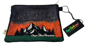 OwnTheAvenue Hiking Camping Forest Nature Mountains Sunset Purse Bag Handmade - OwnTheAvenue