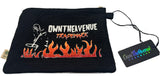 OwnTheAvenue Grim Reaper Skeleton Flames Fire Skate JDM Purse Bag Handmade