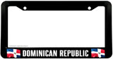 Dominican Republic Wavey Flag Car Truck Auto License Plate Frame - OwnTheAvenue