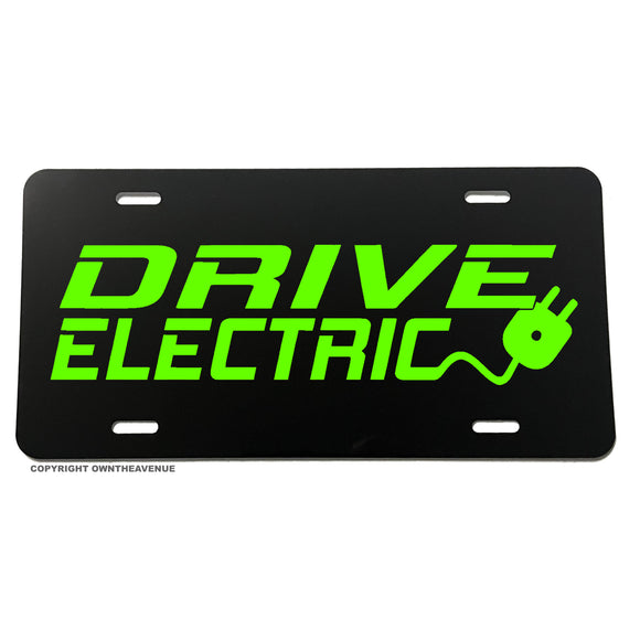 Drive Electric EV Electric Vehicle License Plate Frame ModelV34 - OwnTheAvenue