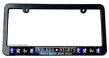 Endless Nights JDM Racing Drifting Japanese Galaxy Slim License Plate Frame - OwnTheAvenue