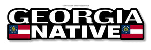 Georgia Native For Car Truck Laptop Bumper Window Vinyl Sticker Decal 6"