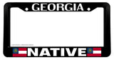 Georgia Flag Native License Plate Frame