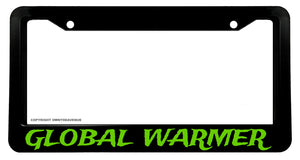 Global Warmer Funny Earth Climate Diesel JDM Car Truck License Plate Frame - OwnTheAvenue