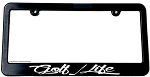 Golf Life Golfing Golfer Birdie Par Funny Slim License Plate Frame - OwnTheAvenue