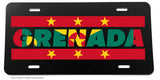 Grenada Flag Caribbean Car Truck Auto License Plate Cover - OwnTheAvenue