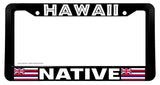 Hawaii Flag Native License Plate Frame