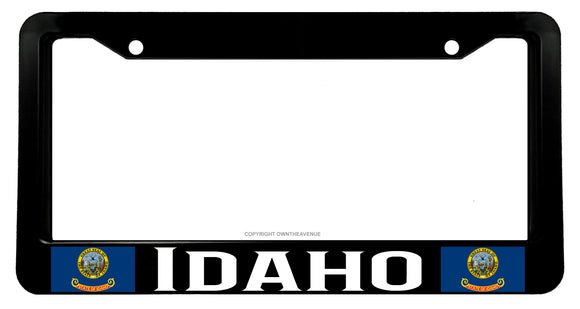 Idaho Flag Car Truck Auto License Plate Frame Model - 02873 - OwnTheAvenue