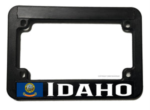 Idaho Flag Motorcycle License Plate Frame - OwnTheAvenue