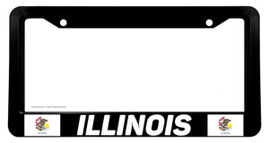 Illinois Flag Car Truck Auto License Plate Frame - OwnTheAvenue