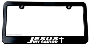 Jesus My Savior Christian Car Truck Slim Auto License Plate Frame - OwnTheAvenue