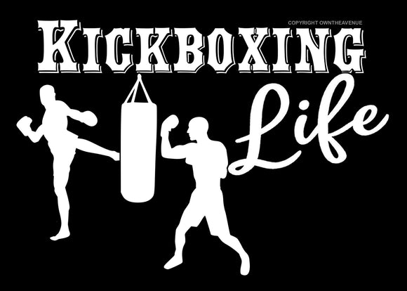 Kickboxing Life Sports Gym Boxing Car Truck Vinyl Decal Sticker 5