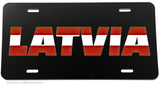 Latvia Country World Flag Pride License Plate Cover - OwnTheAvenue