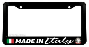 Made In Italy Italian Flag Racing Drifting Euro License Plate Frame - OwnTheAvenue