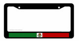Mexico Mexican Flag Country Stripe Colors Racing Car Truck License Plate Frame - OwnTheAvenue