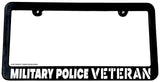 Military Police Veteran Patriotic Patriot License Plate Frame - OwnTheAvenue