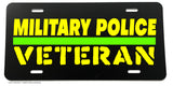 Military Police Veteran Patriotic USA America License Plate Cover - OwnTheAvenue