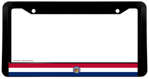 Missouri Flag Stripe Car Truck Auto License Plate Frame - OwnTheAvenue