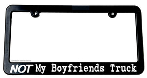 Not my Boyfriends Truck JDM Off Road 4x4 Girl Slim License Plate Frame - OwnTheAvenue