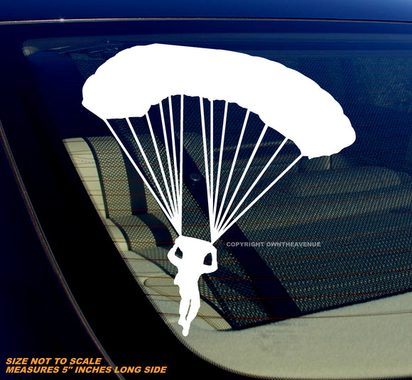 Parachute Parachuting Skydiving Skydiver Vinyl Sticker Decal 5