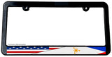 USA American Philippines World Flag Country License Plate Frame - OwnTheAvenue