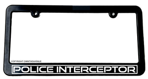 Police Interceptor License Plate Frame - OwnTheAvenue