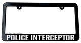 Police Interceptor Slim V01 License Plate Frame - OwnTheAvenue