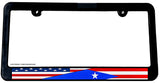 USA American Puerto Rico World Flag Country License Plate Frame - OwnTheAvenue