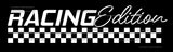 Checkered Pattern Flag Racing Edition Euro Racing Drifting Sticker Decal - OwnTheAvenue