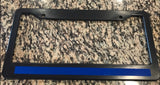 Blue Line Reflective Support Police License Plate Frame - OwnTheAvenue