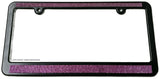 Soft Pink Crystal Diamond Bling Rhinestone License Plate Frame - OwnTheAvenue